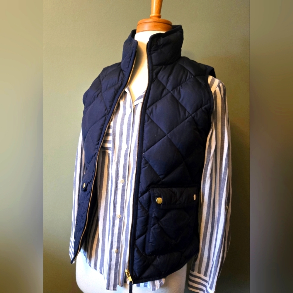 J.Crew Quilted Down Filled Vest